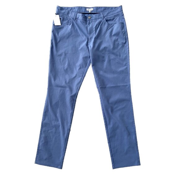 Peter Millar Performance 5-Pocket Seasonal Pants Blue ( 38 ) - Picture 2 of 3